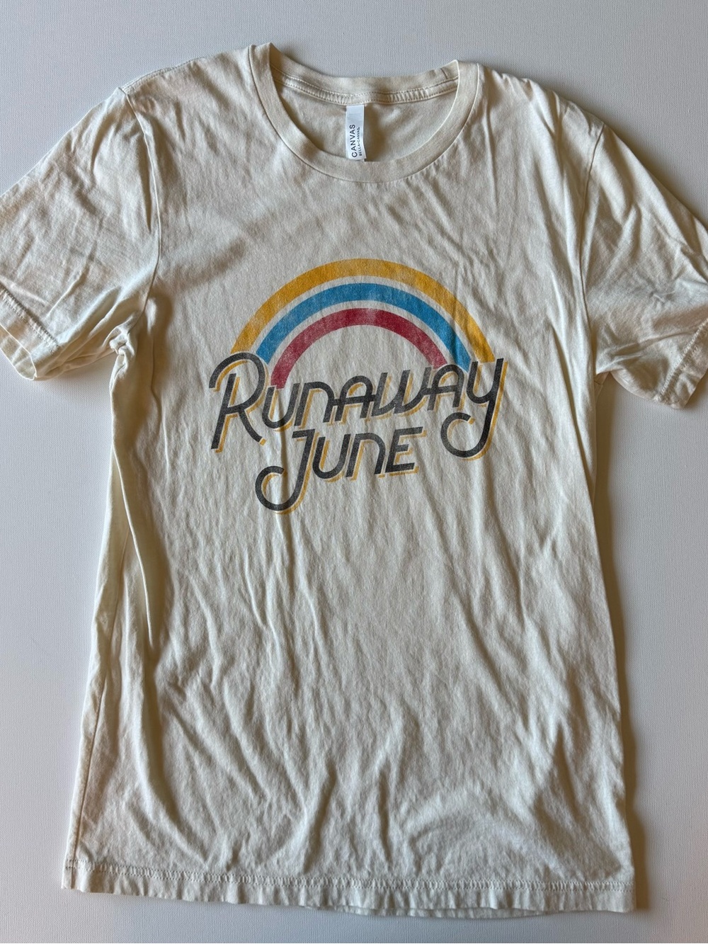 Cream Short Sleeve Graphic Tee